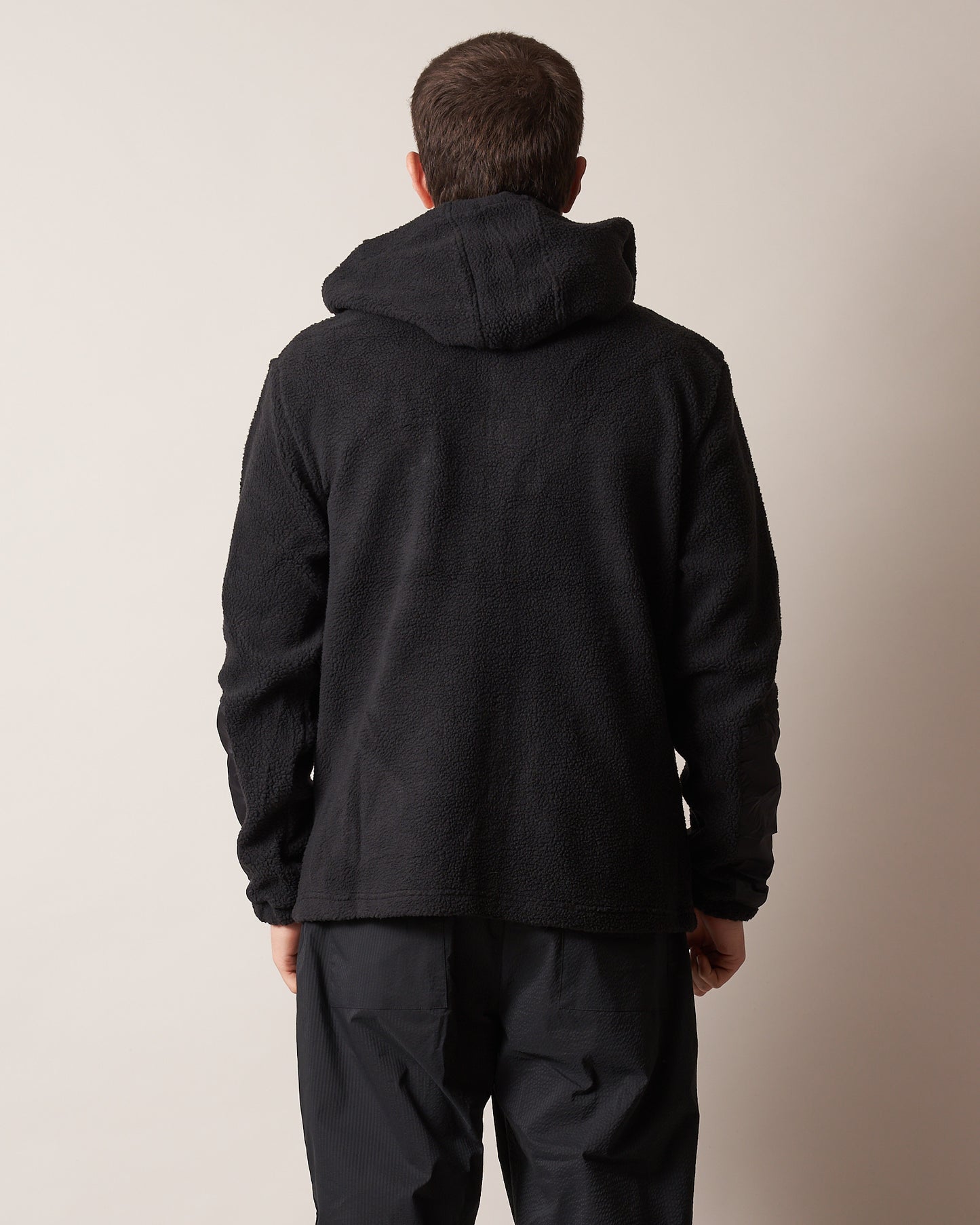 ZIP THROUGH SHERPA JACKET W/ PATCH