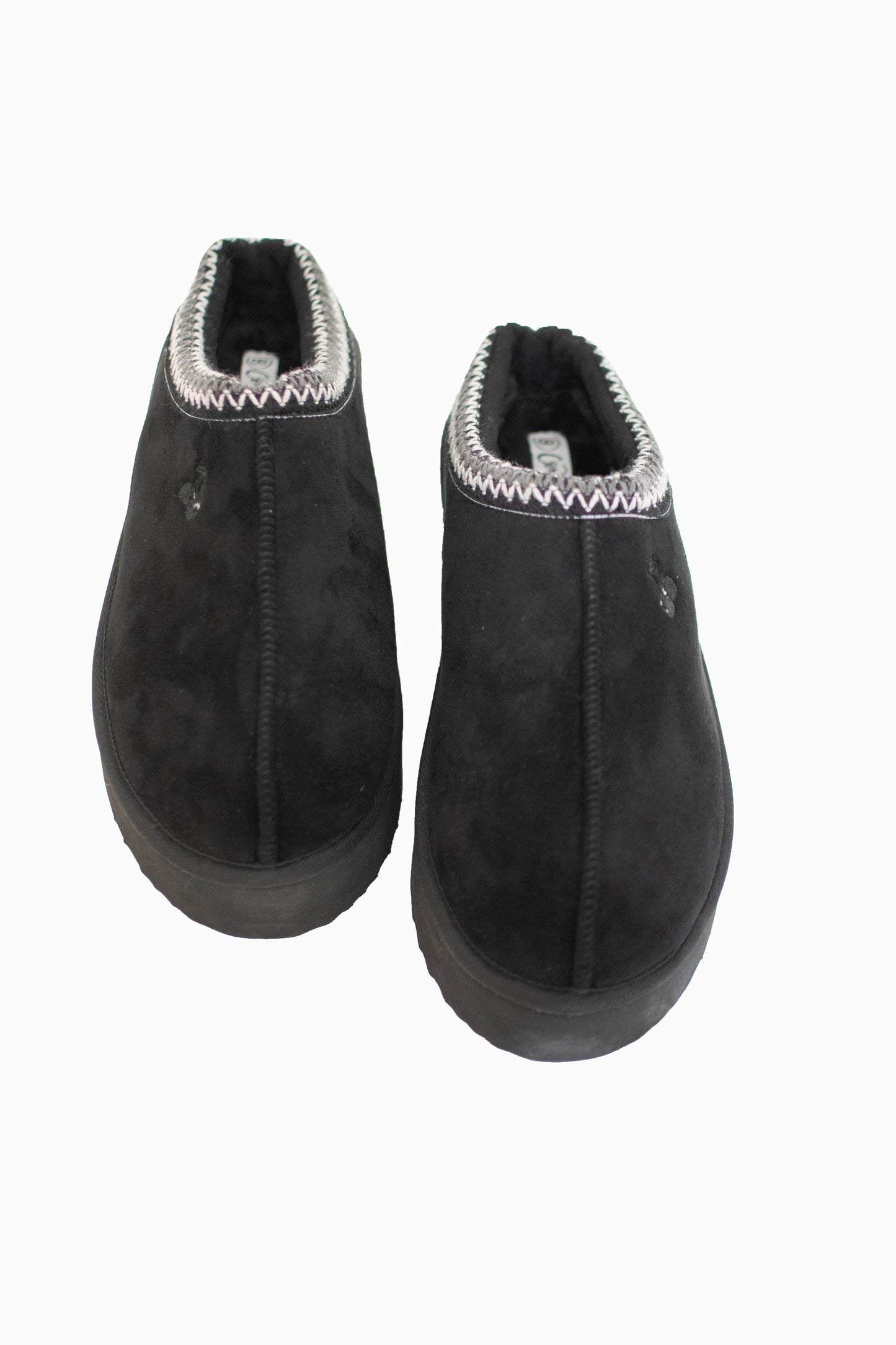 PLATFORM SCUFF W/ EMBROIDERY