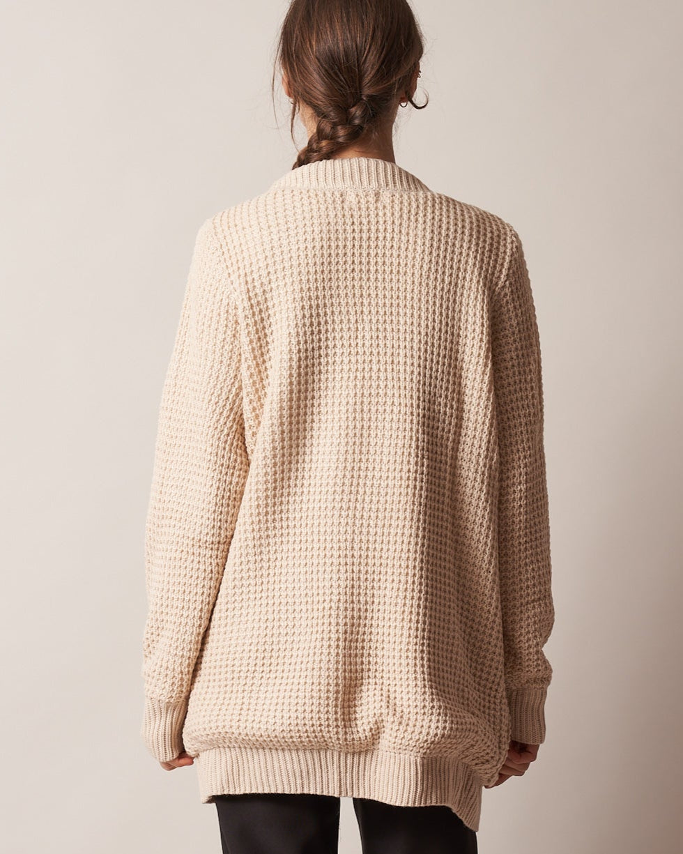 FURLINED CARDI LONGLINE