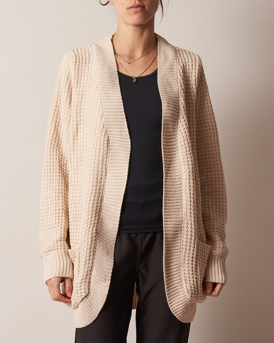 FURLINED CARDI LONGLINE