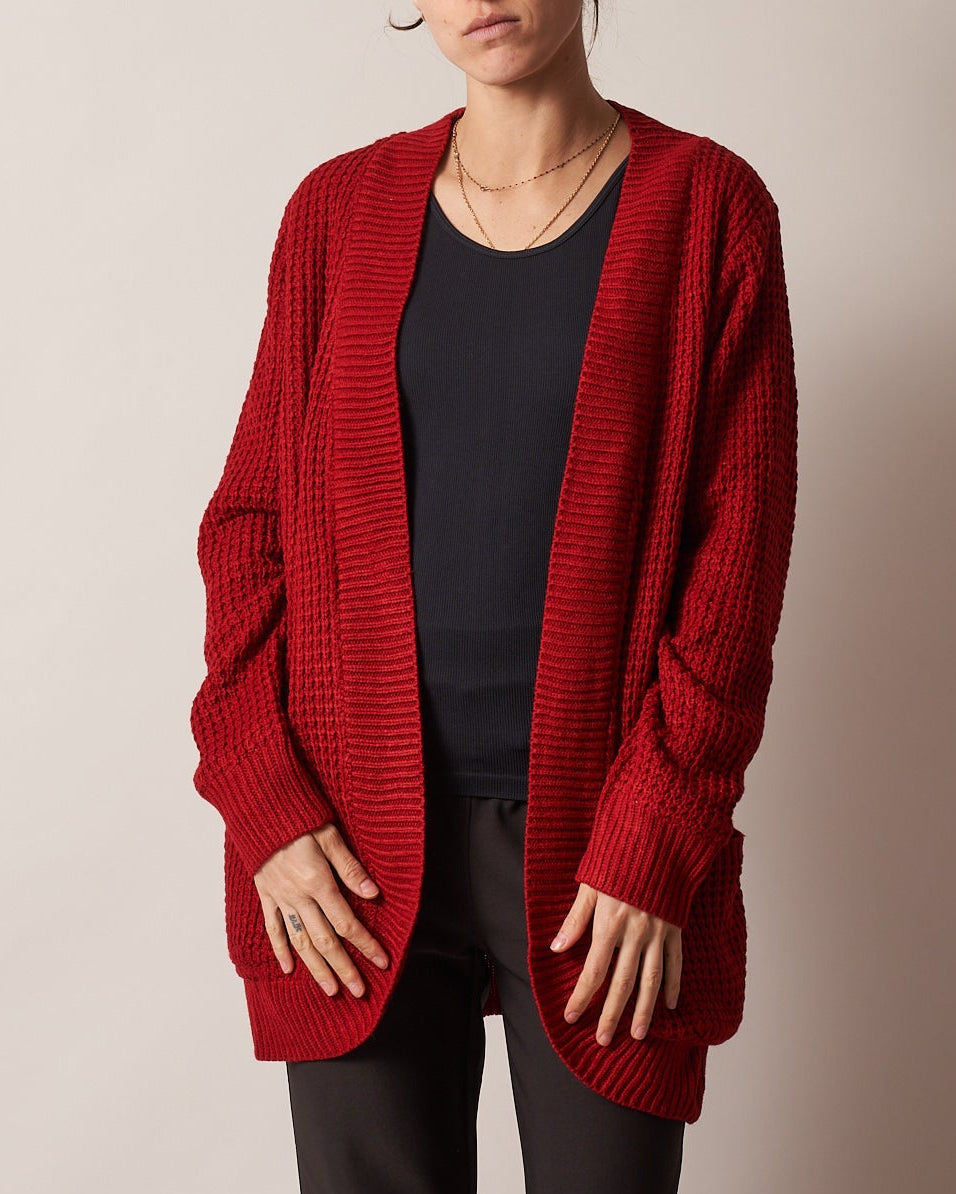 FURLINED CARDI LONGLINE