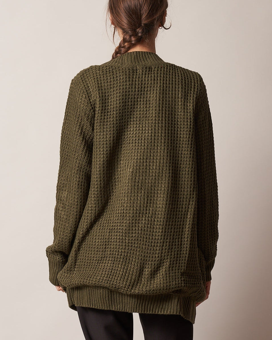 FURLINED CARDI LONGLINE
