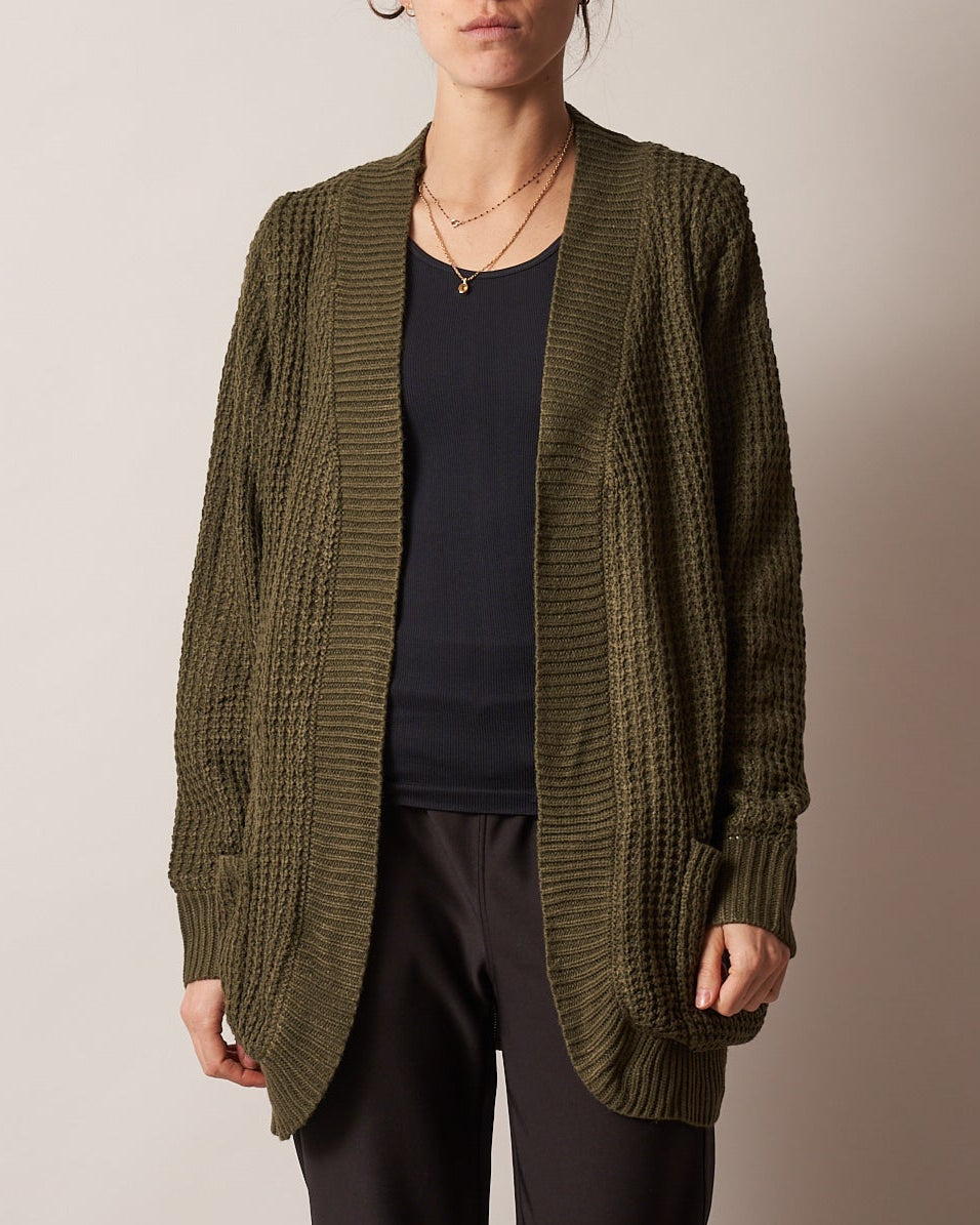 FURLINED CARDI LONGLINE