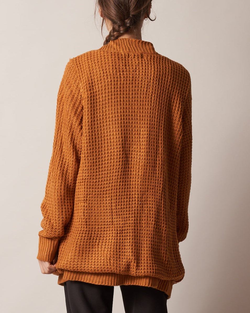 FURLINED CARDI LONGLINE