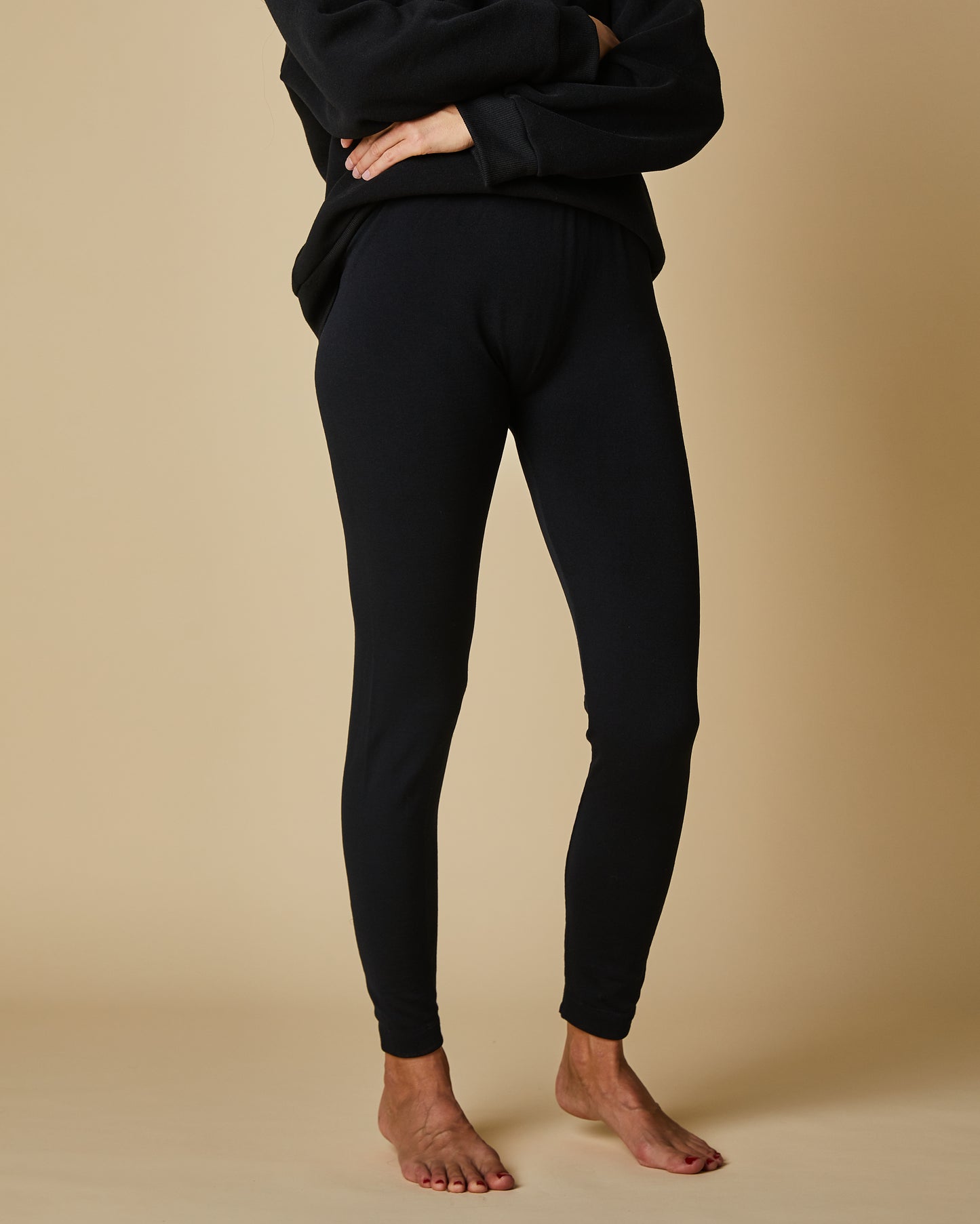 PLAIN PLUSH LEGGINGS