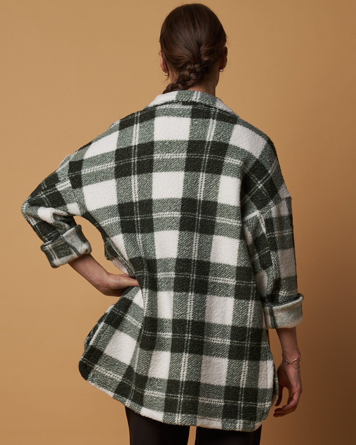 LONGLINE CHECK JACKET