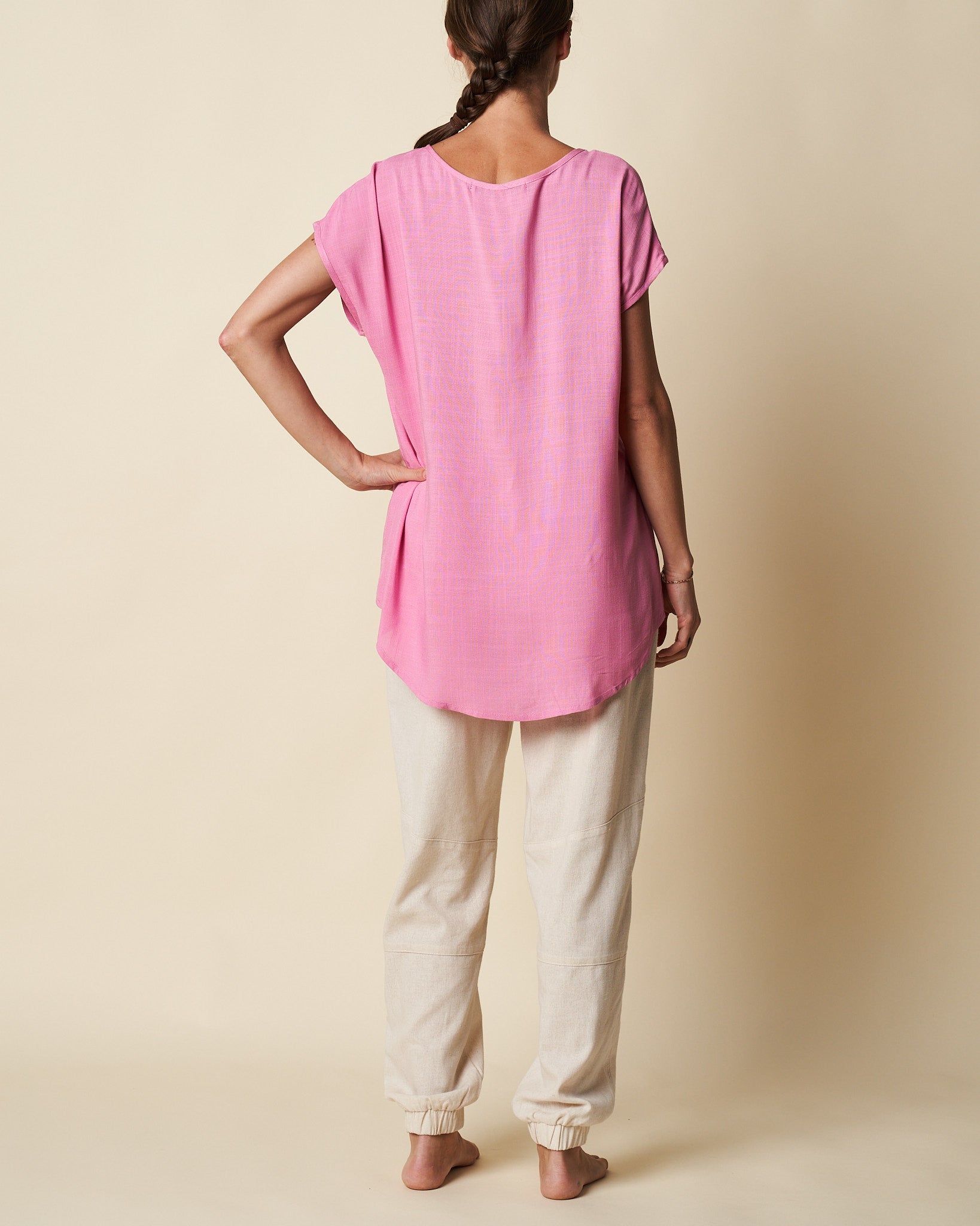 Hi Lo Batwing Top