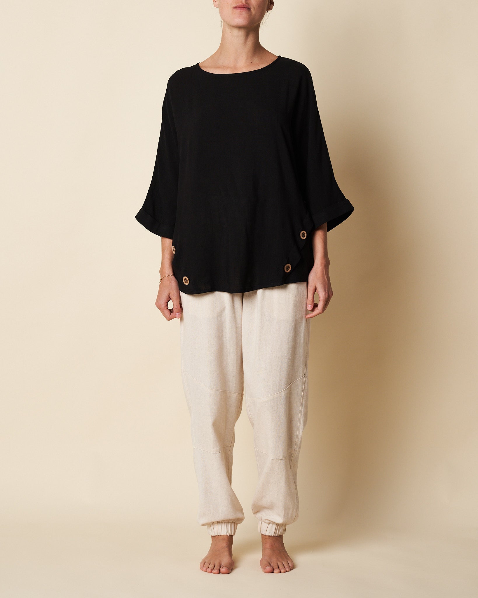 Button Detail Tee