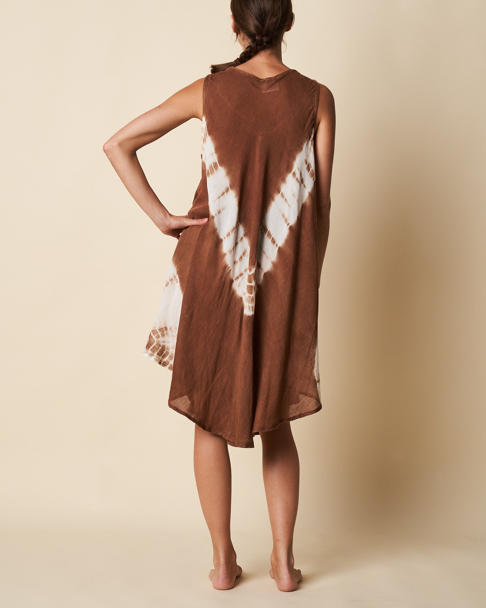 Sleeveless Umbrella Dress