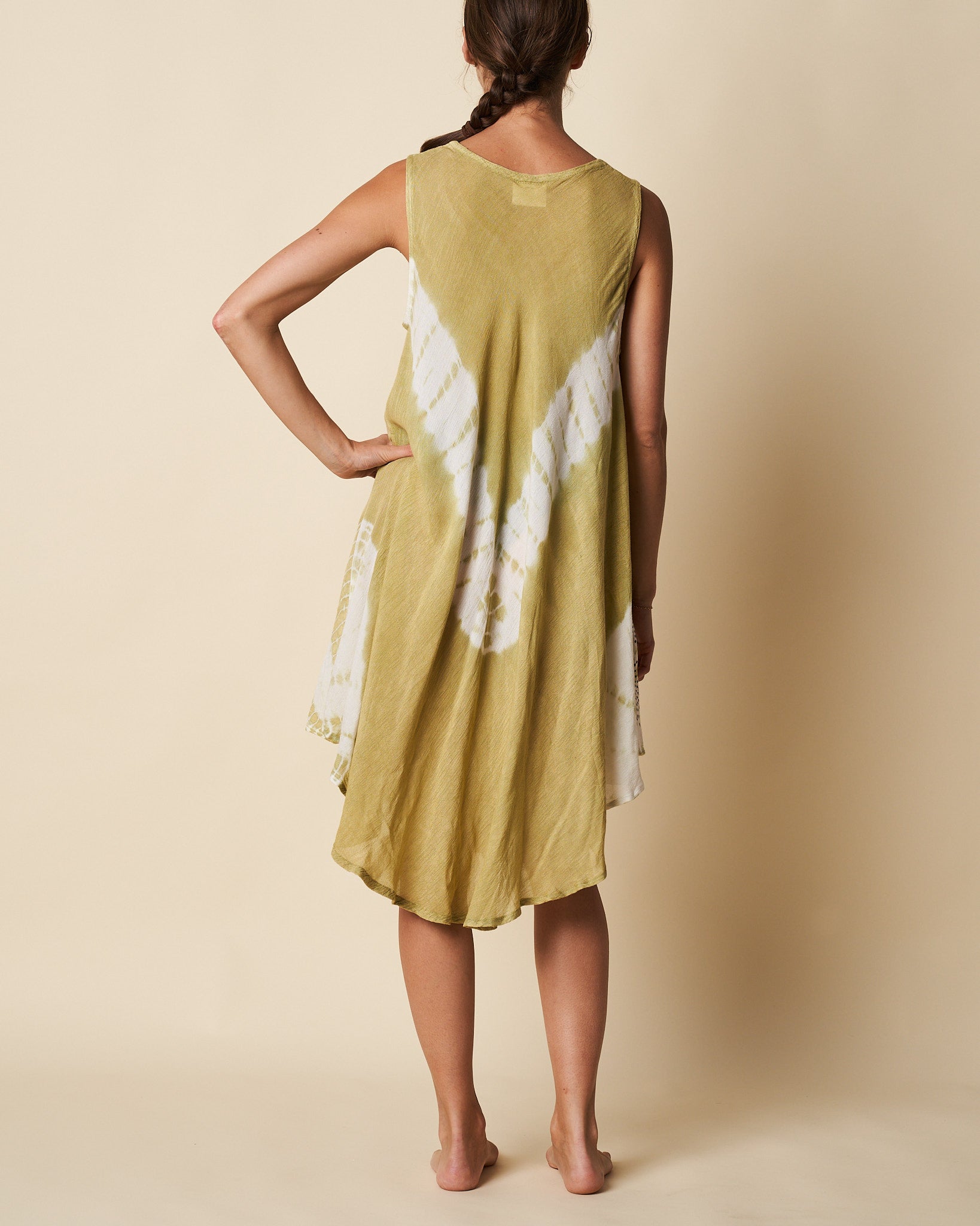 Sleeveless Umbrella Dress
