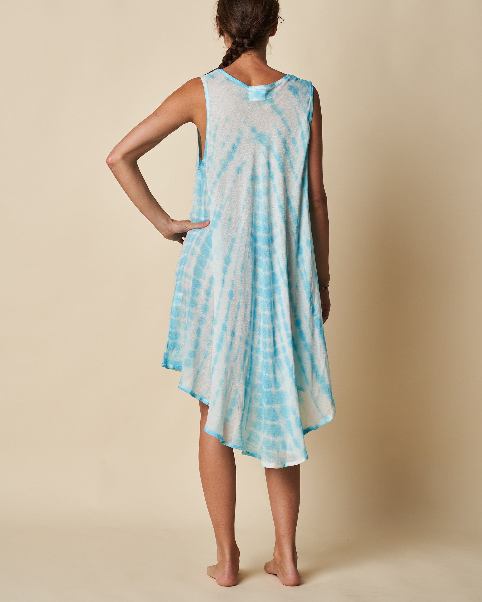 Sleeveless Umbrella Dress