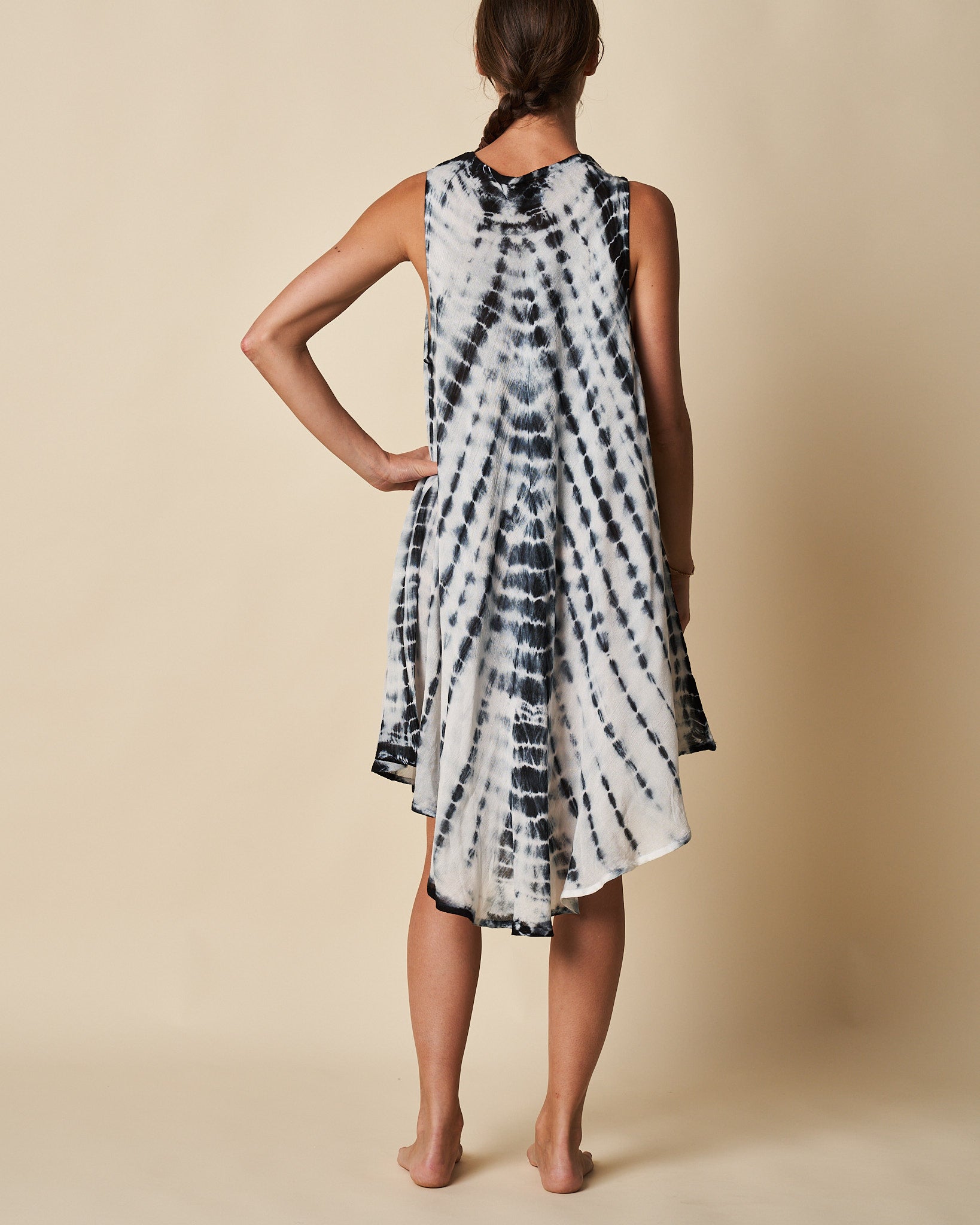 Sleeveless Umbrella Dress