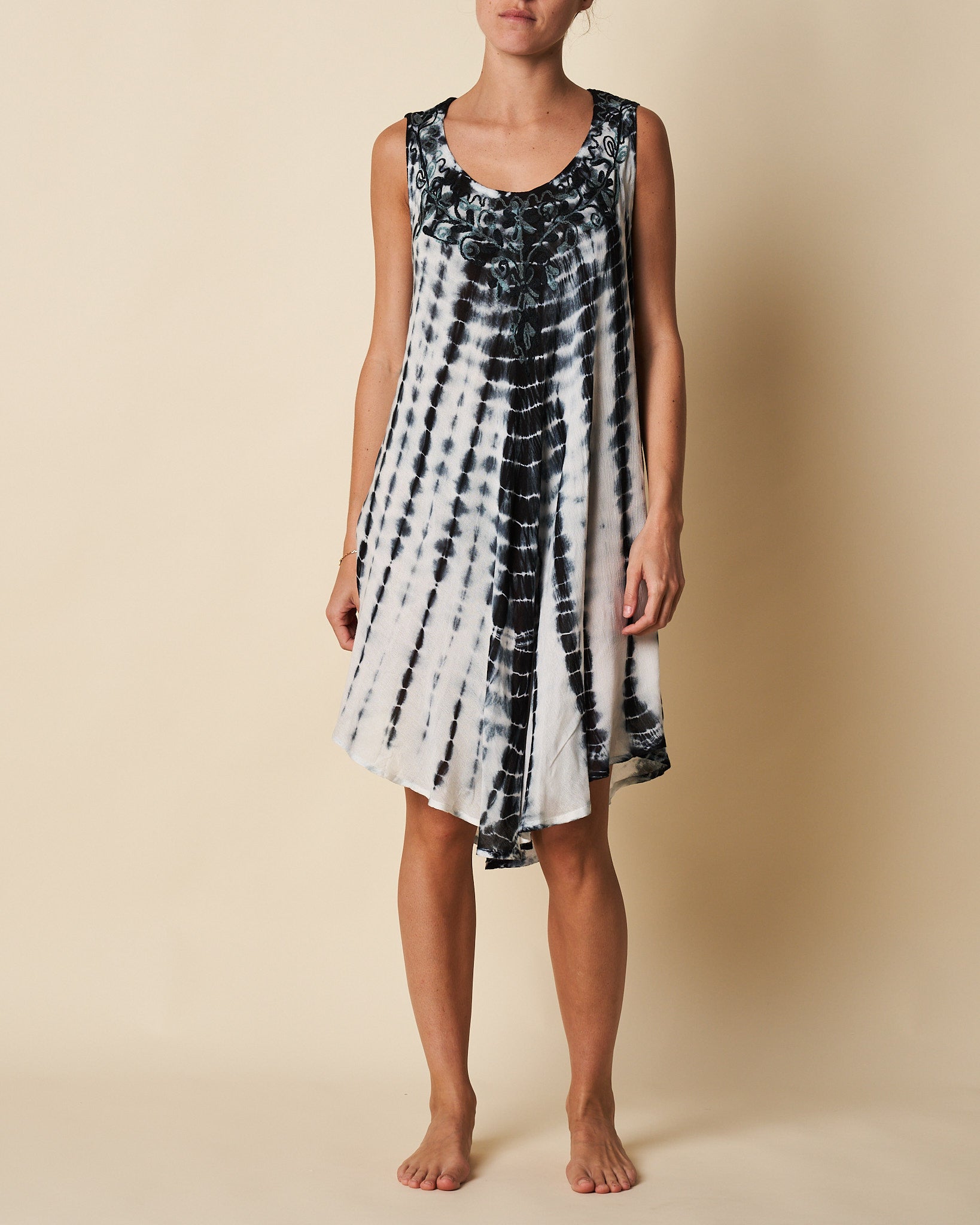 Sleeveless Umbrella Dress