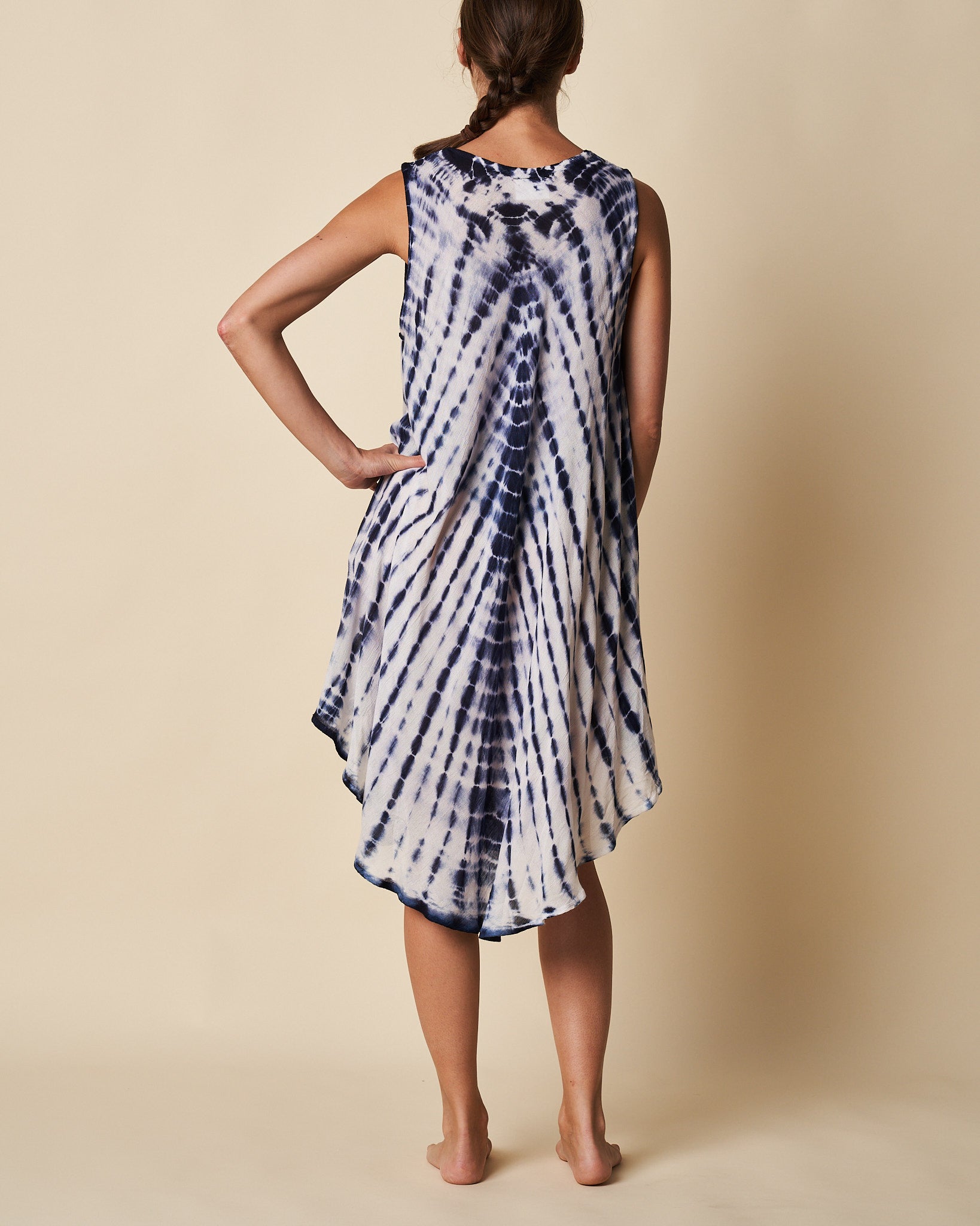 Sleeveless Umbrella Dress