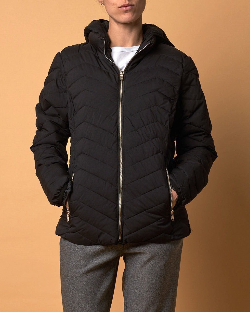 PUFFER JACKET W/ HOOD