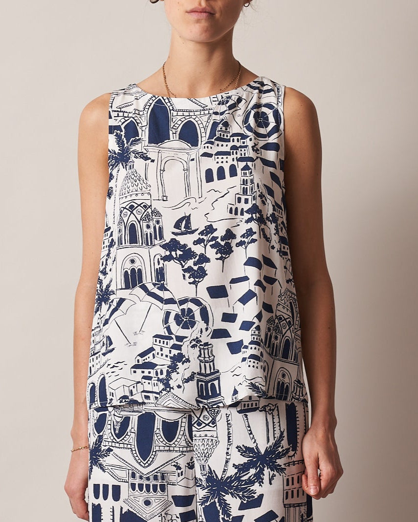 BUTTON BACK TANK TOP