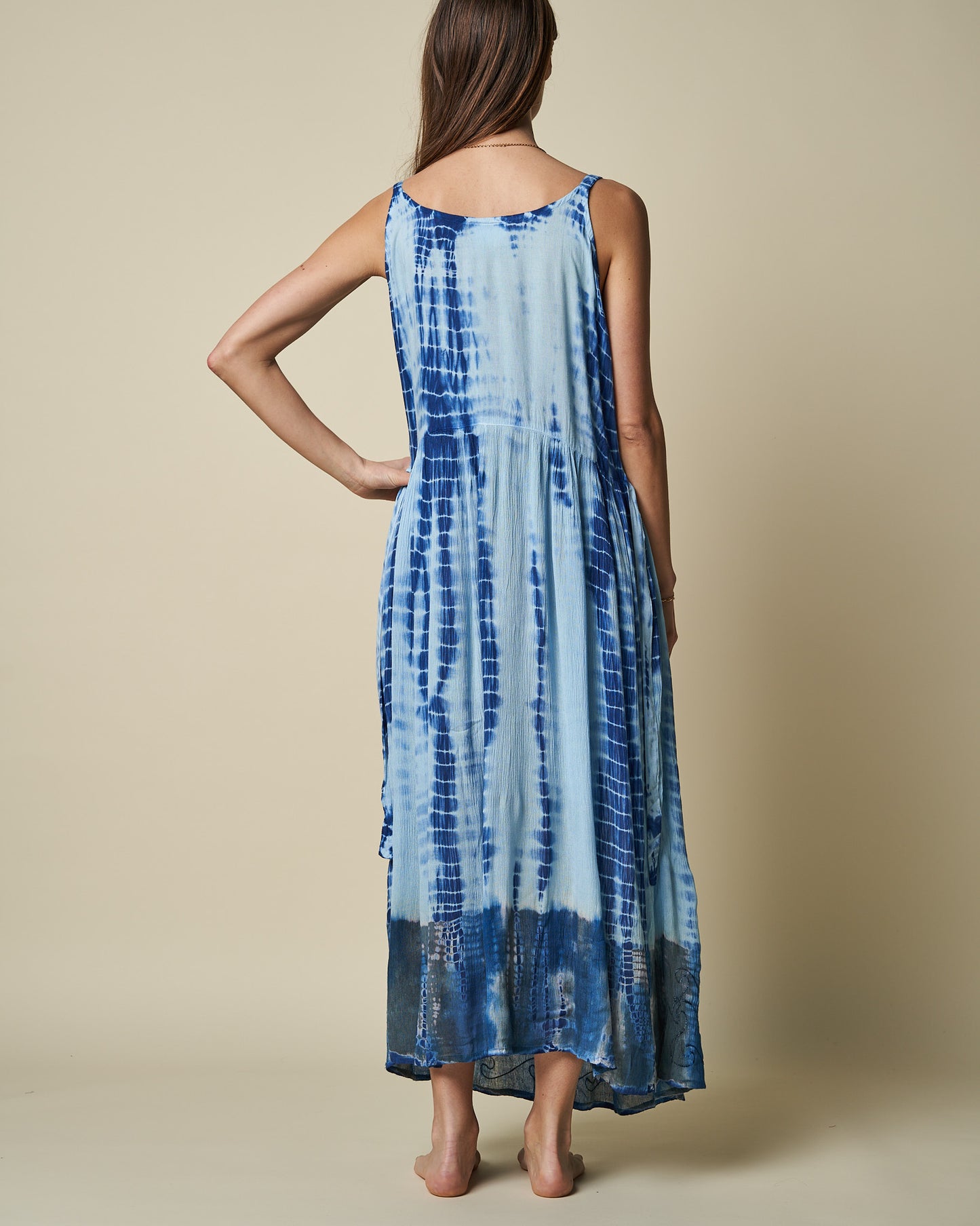 LONG STRAP DRESS