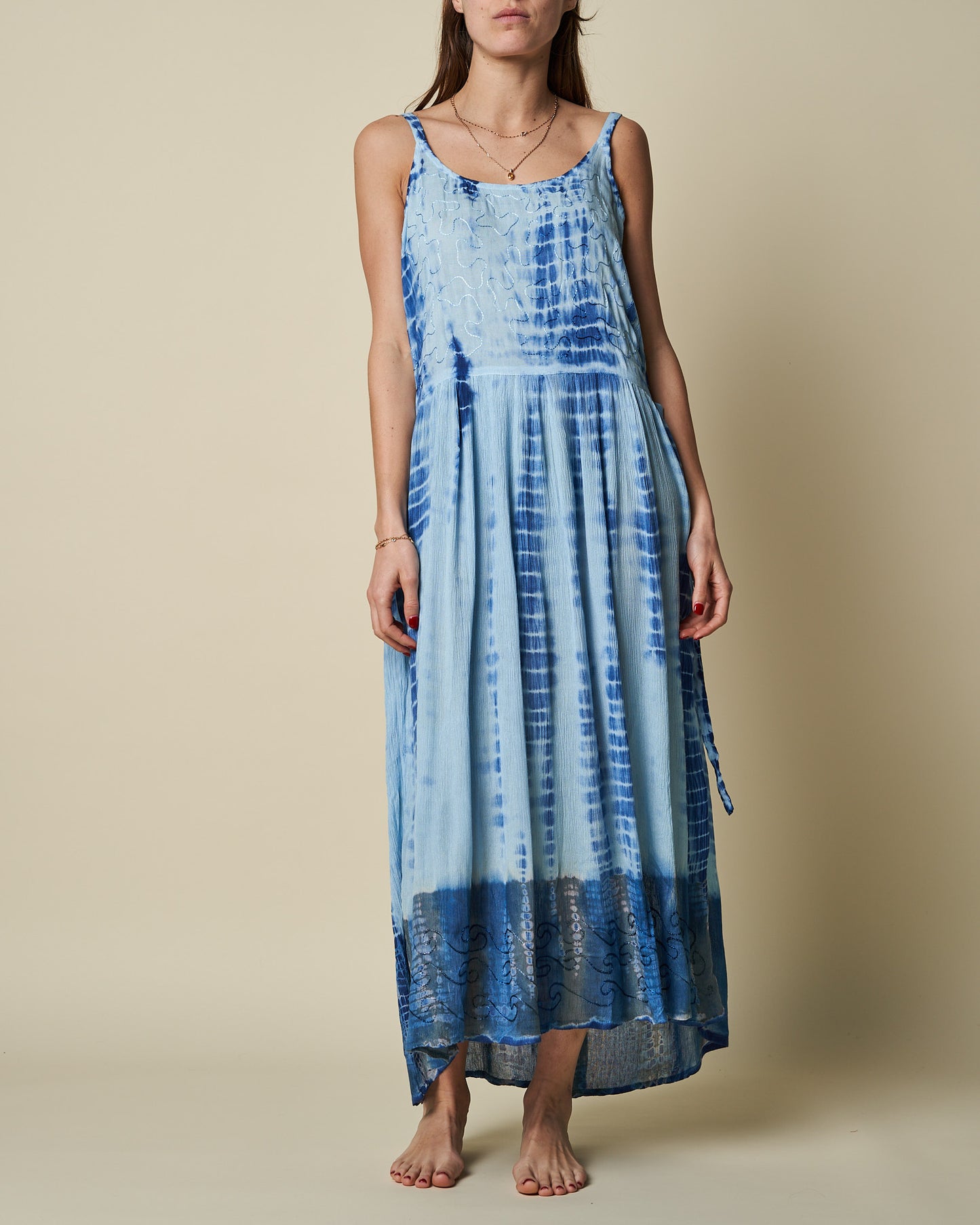 LONG STRAP DRESS