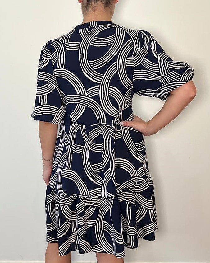 BUTTON THRU BABYDOLL DRESS