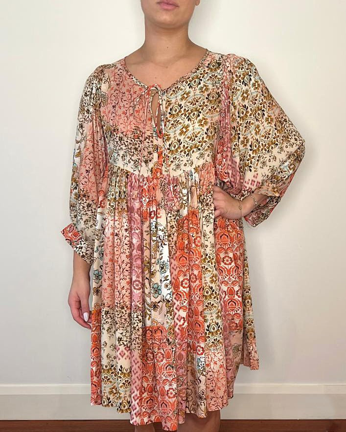 BABYDOLL DRESS W/ TIE