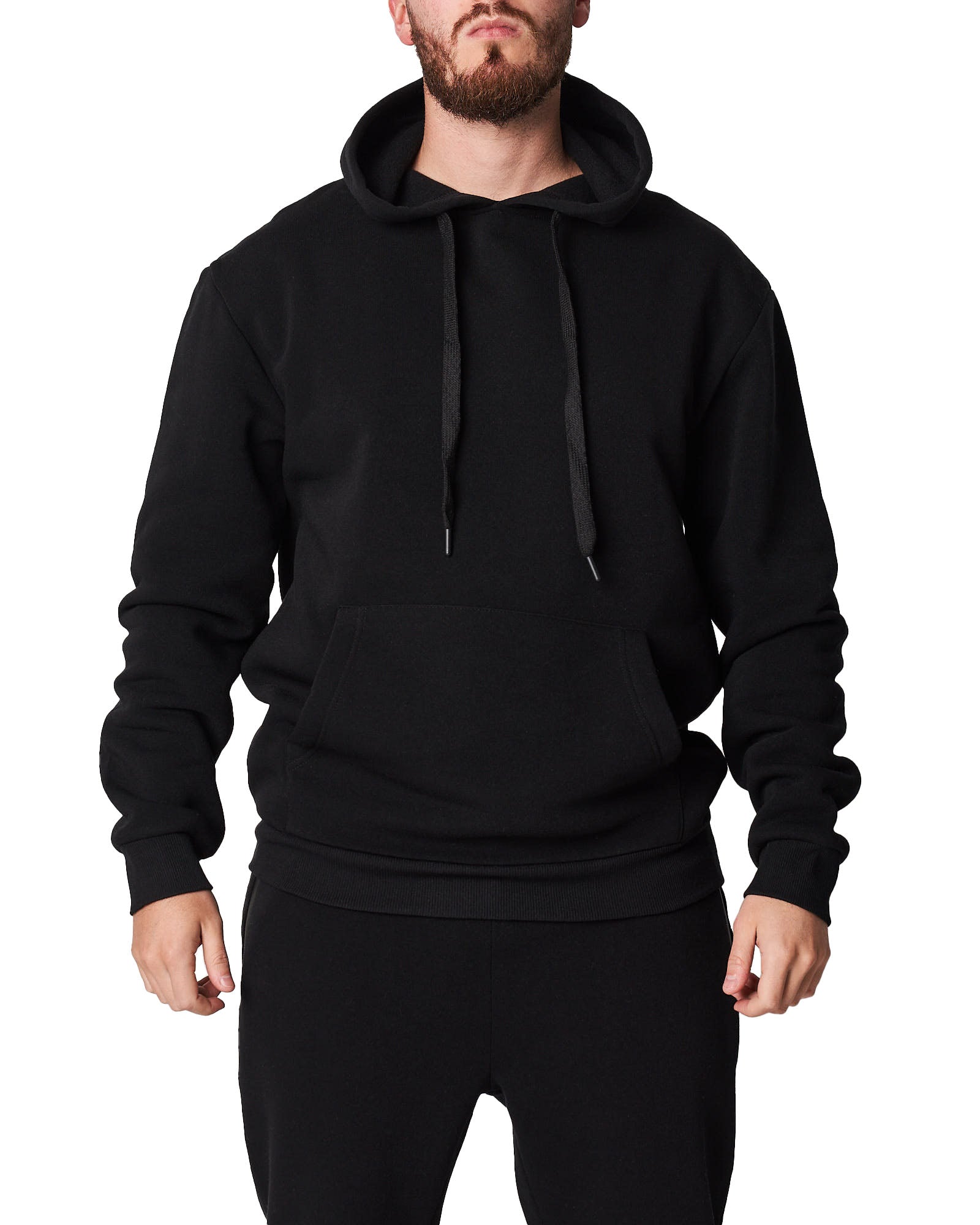 Basic Hoodie With Kanga Pocket