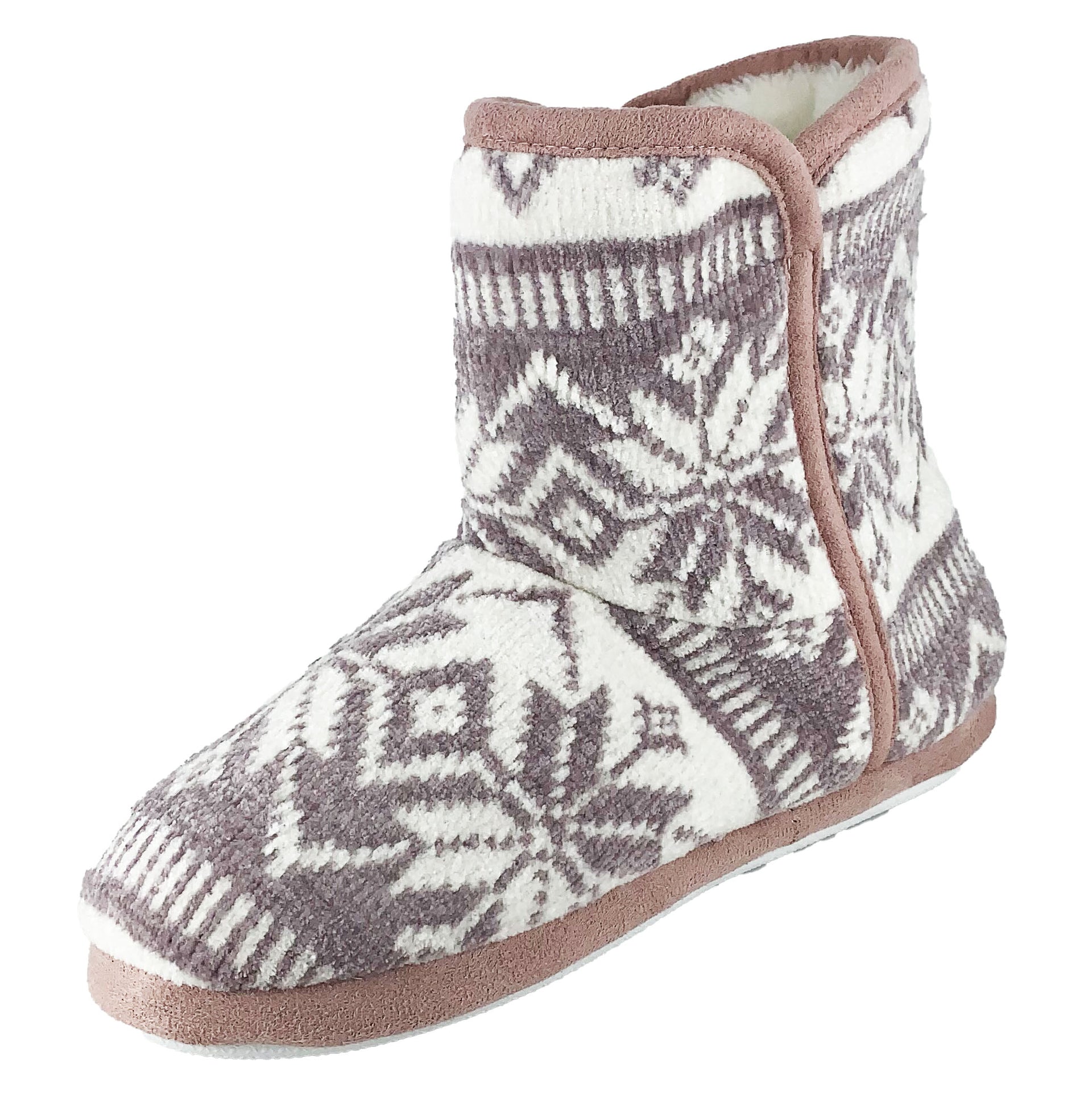 Rebecca - Snowflake Knitted Boot