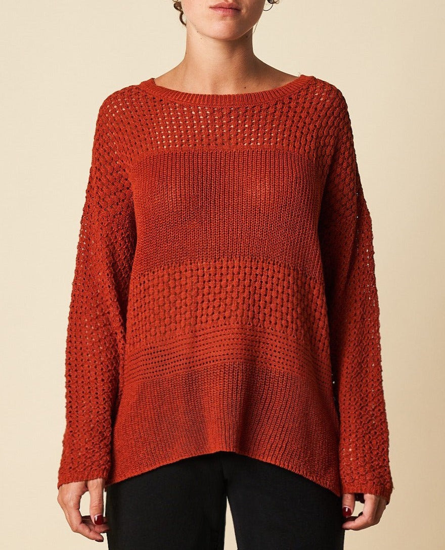 Fancy Knit Long Sleeve Jumper