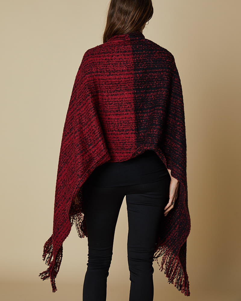 Fluffy Scarf With Fringe