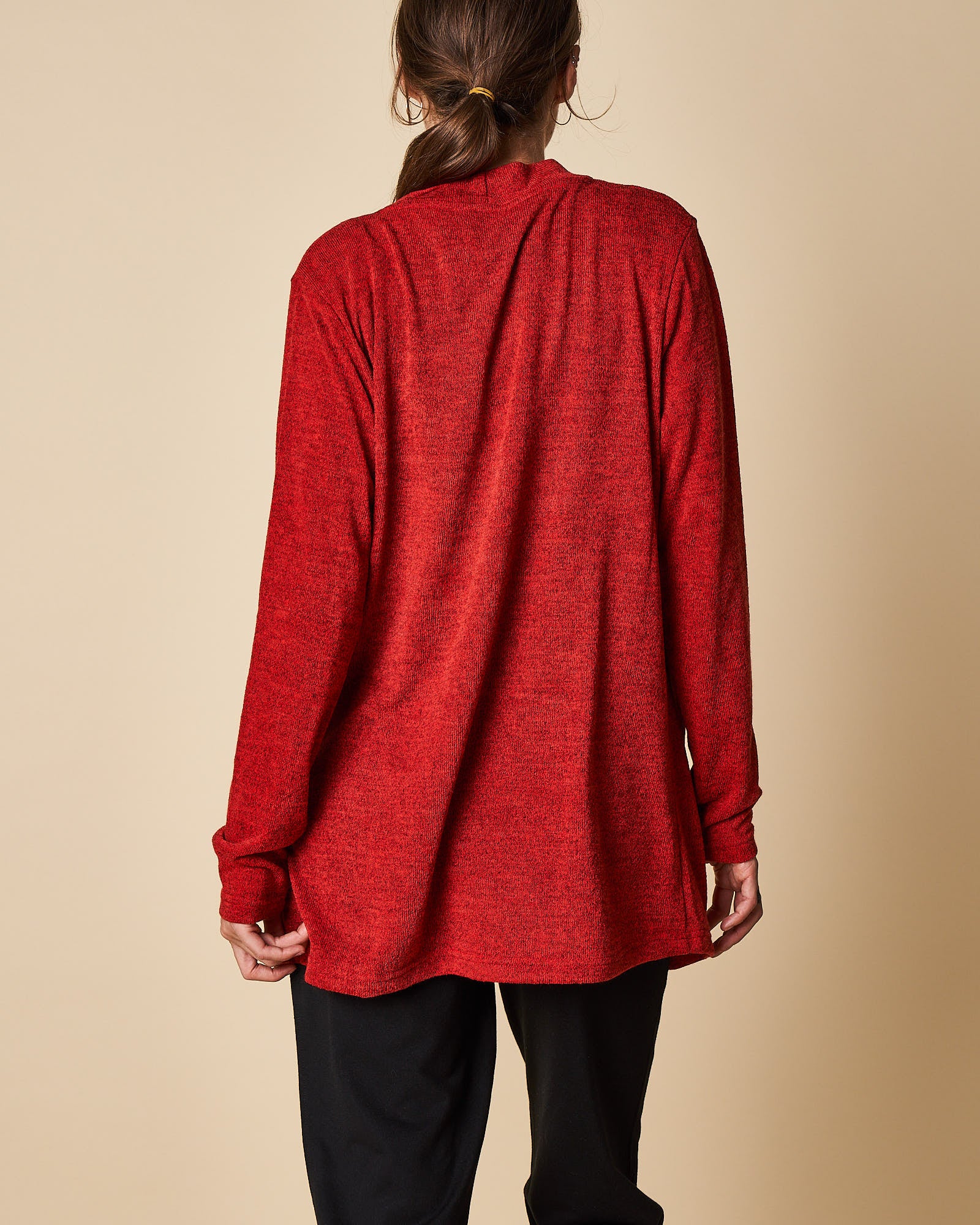 Open Front Cardigan - Mid Length