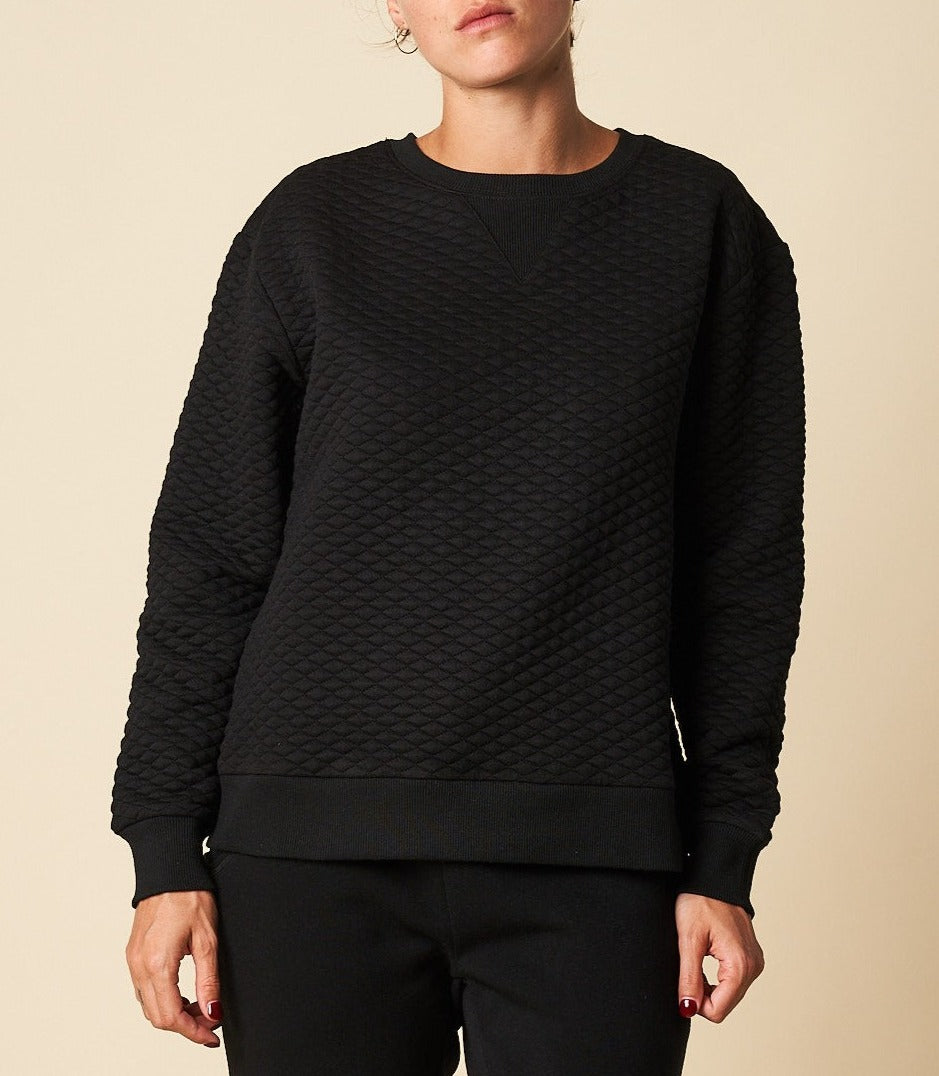 Quilted Sweat Top