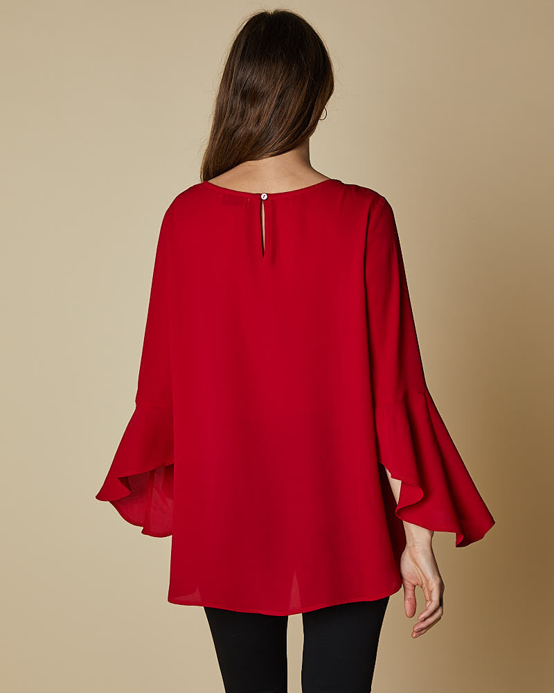 Bell Sleeve Top - Scarlett
