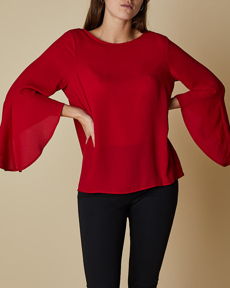 Bell Sleeve Top - Scarlett