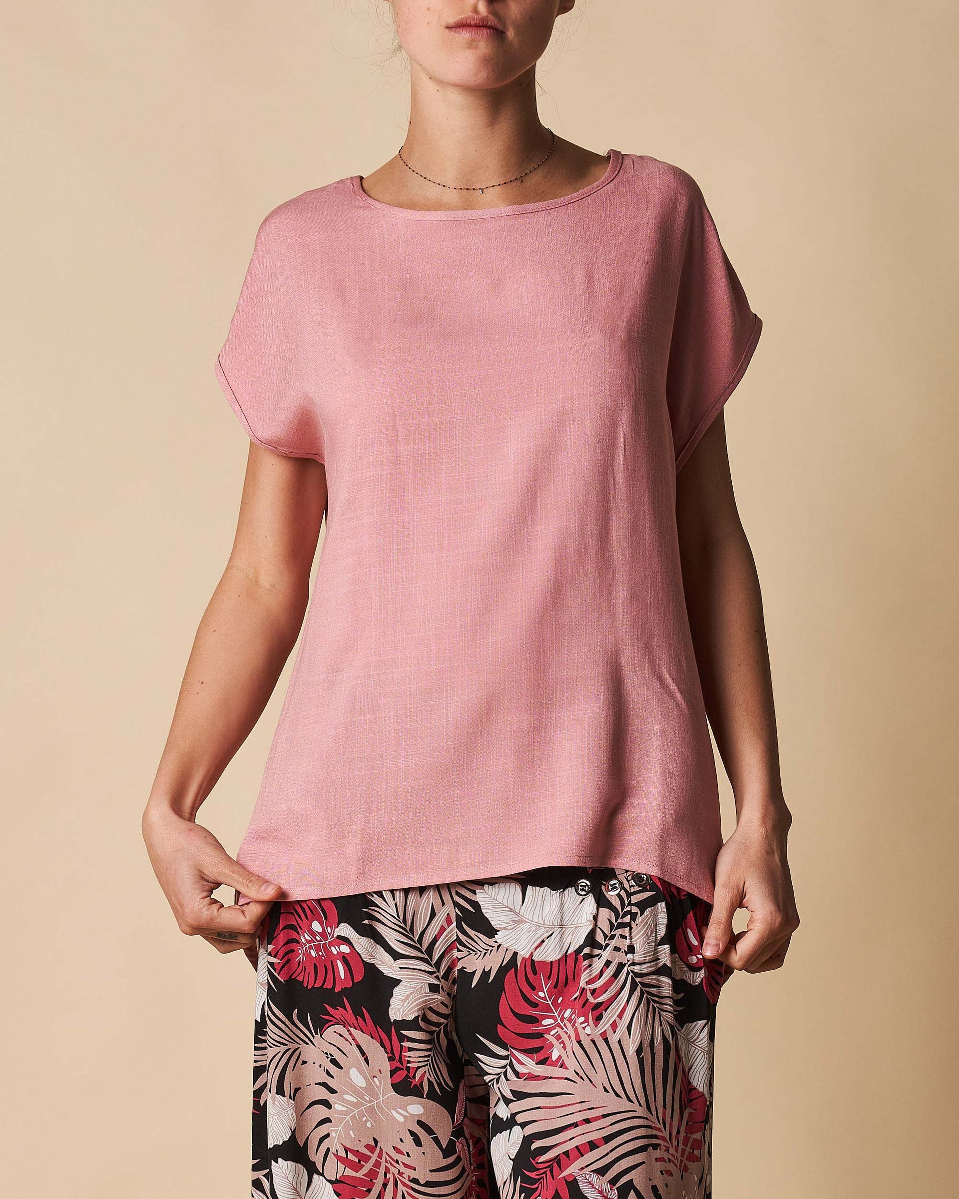 Hi Lo Batwing Top