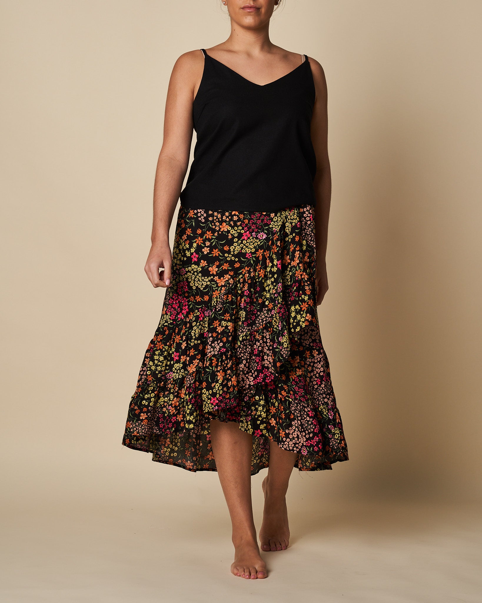 Long Wrap Skirt
