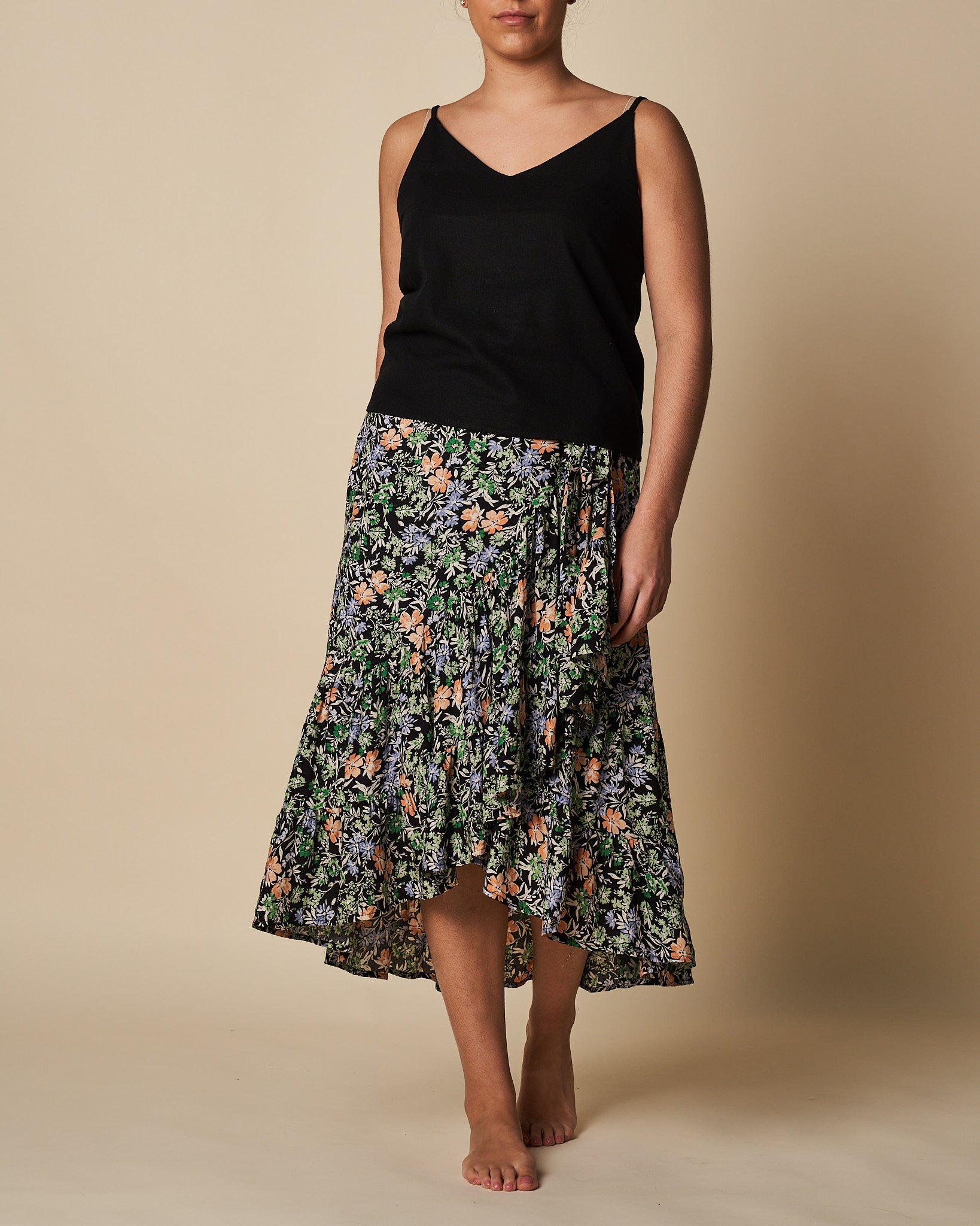 Long Wrap Skirt