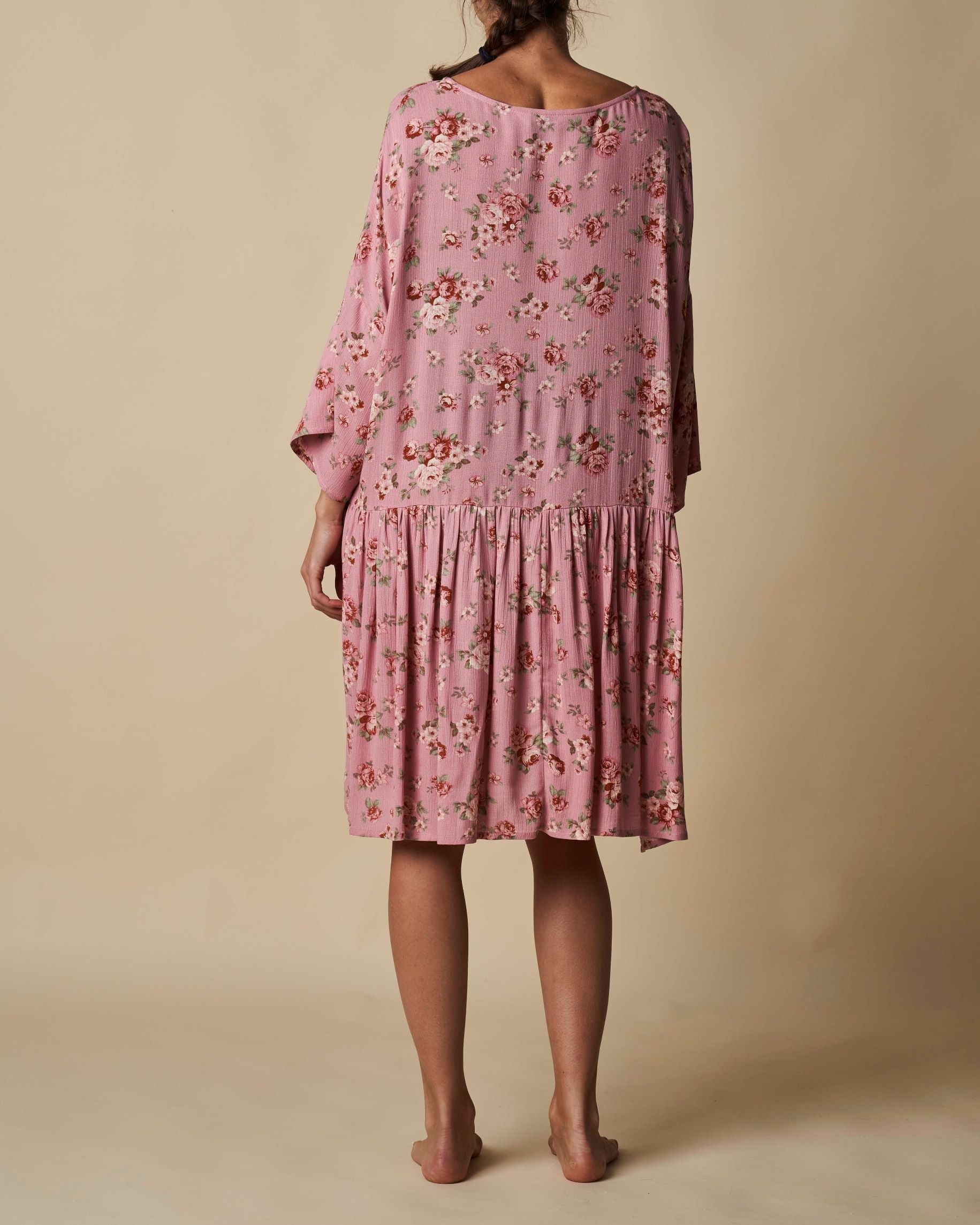 Oversized Flair Short Dress