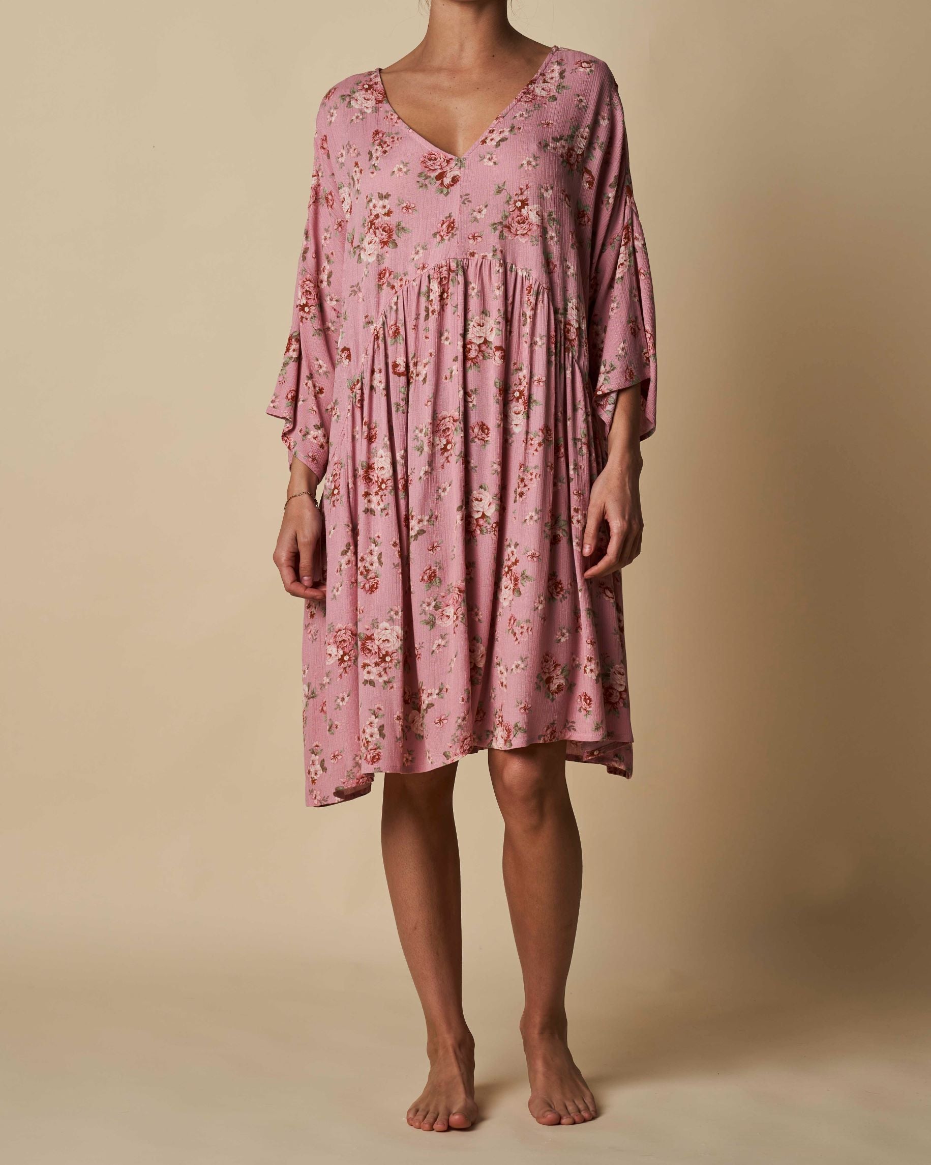 Oversized Flair Short Dress