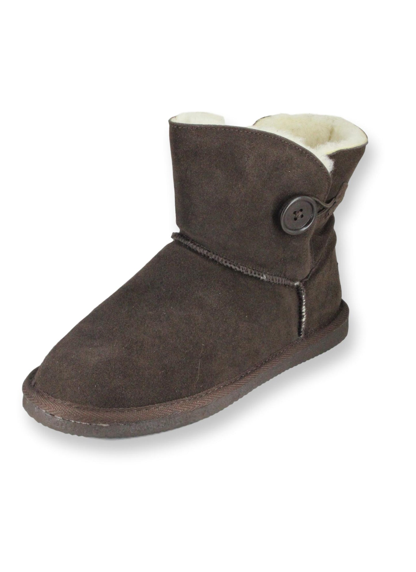 1 BUTTON MINI COW SUEDE UGG BOOT