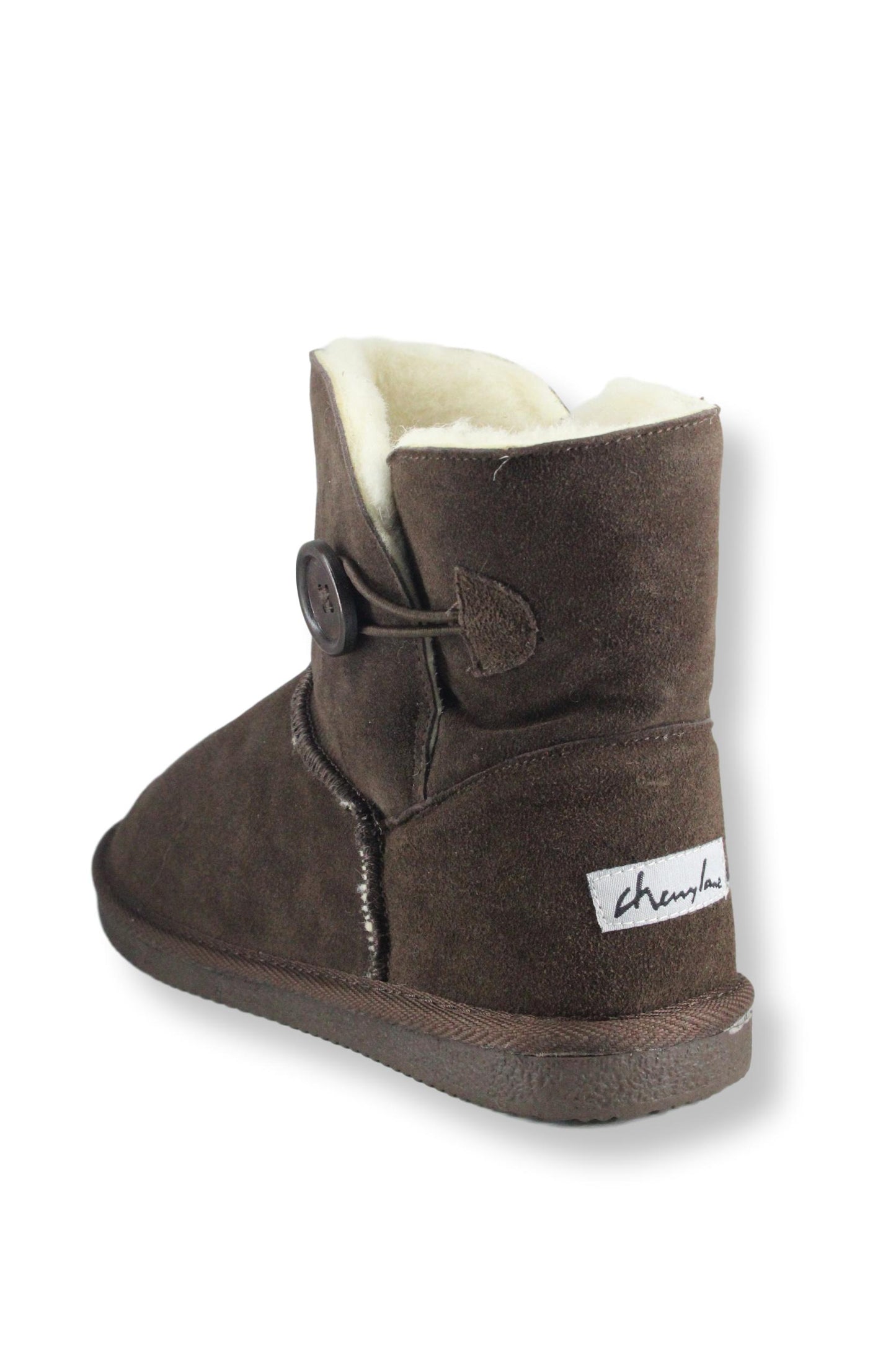 1 BUTTON MINI COW SUEDE UGG BOOT