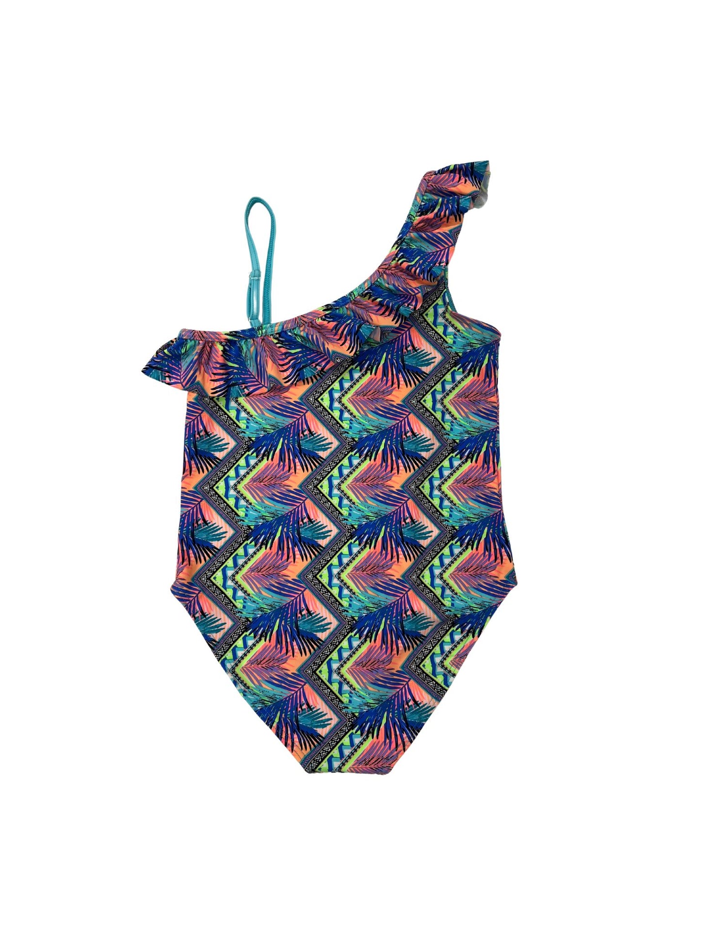 GIRLS ONE SHOULDER SWIMSUIT