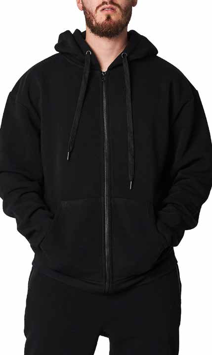 ZIP FRONT HOODIE