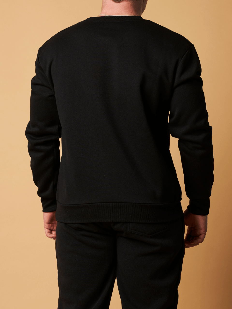 CREWNECK SWEAT W/ CHEST PRINT