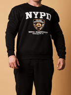 CREWNECK SWEAT W/ CHEST PRINT