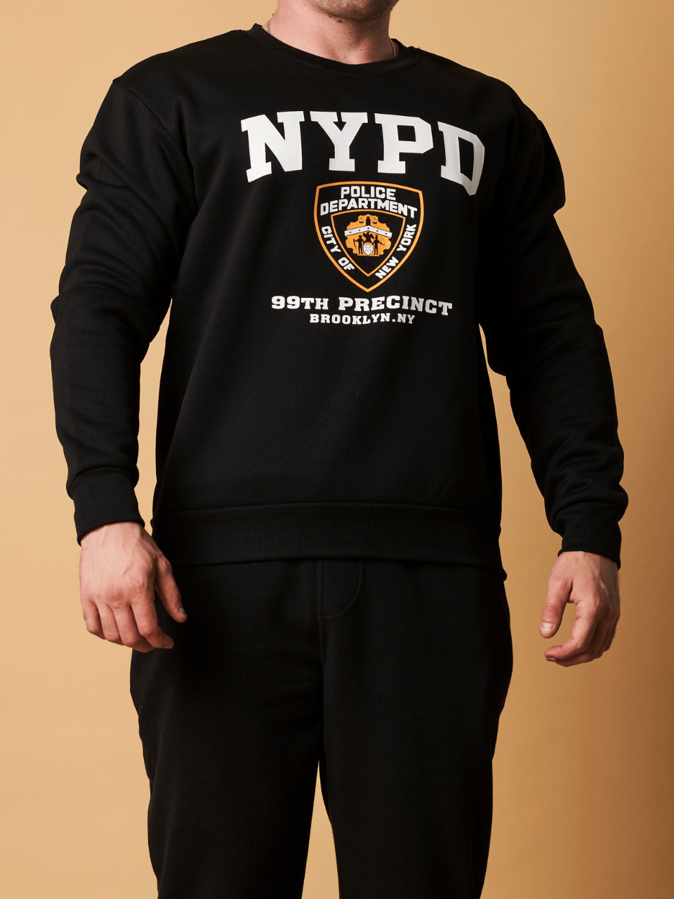 CREWNECK SWEAT W/ CHEST PRINT