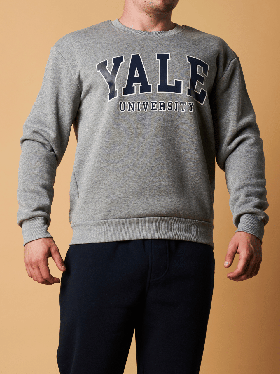 CREWNECK SWEAT W/ CHEST PRINT