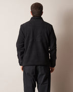 1/2 ZIP SHERPA TOP W/ PATCH