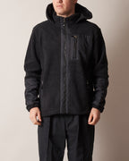 ZIP THROUGH SHERPA JACKET W/ PATCH