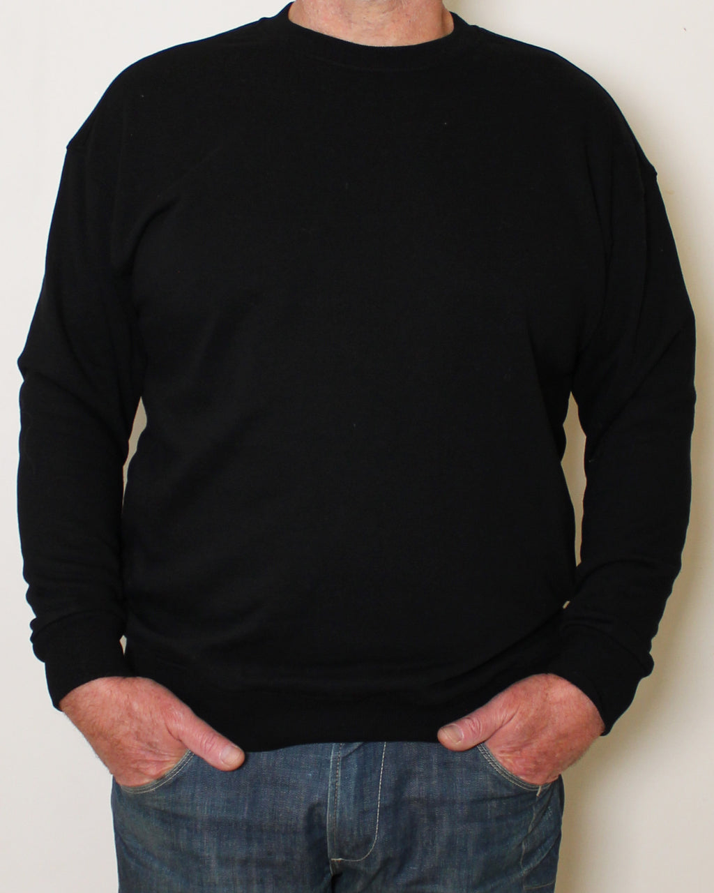 CREWNECK JUMPER W/ RIB CUFFS