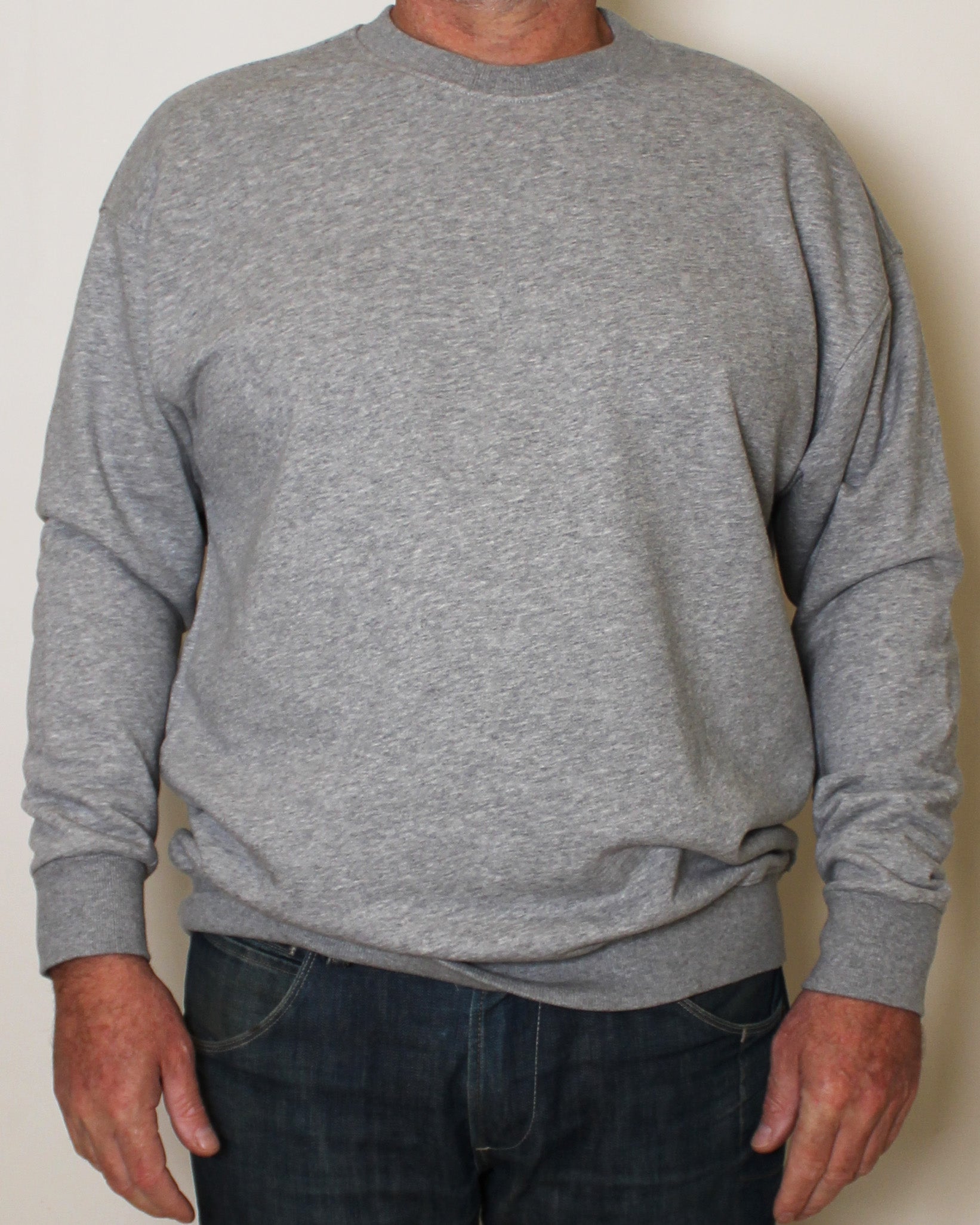 CREWNECK JUMPER W/ RIB CUFFS