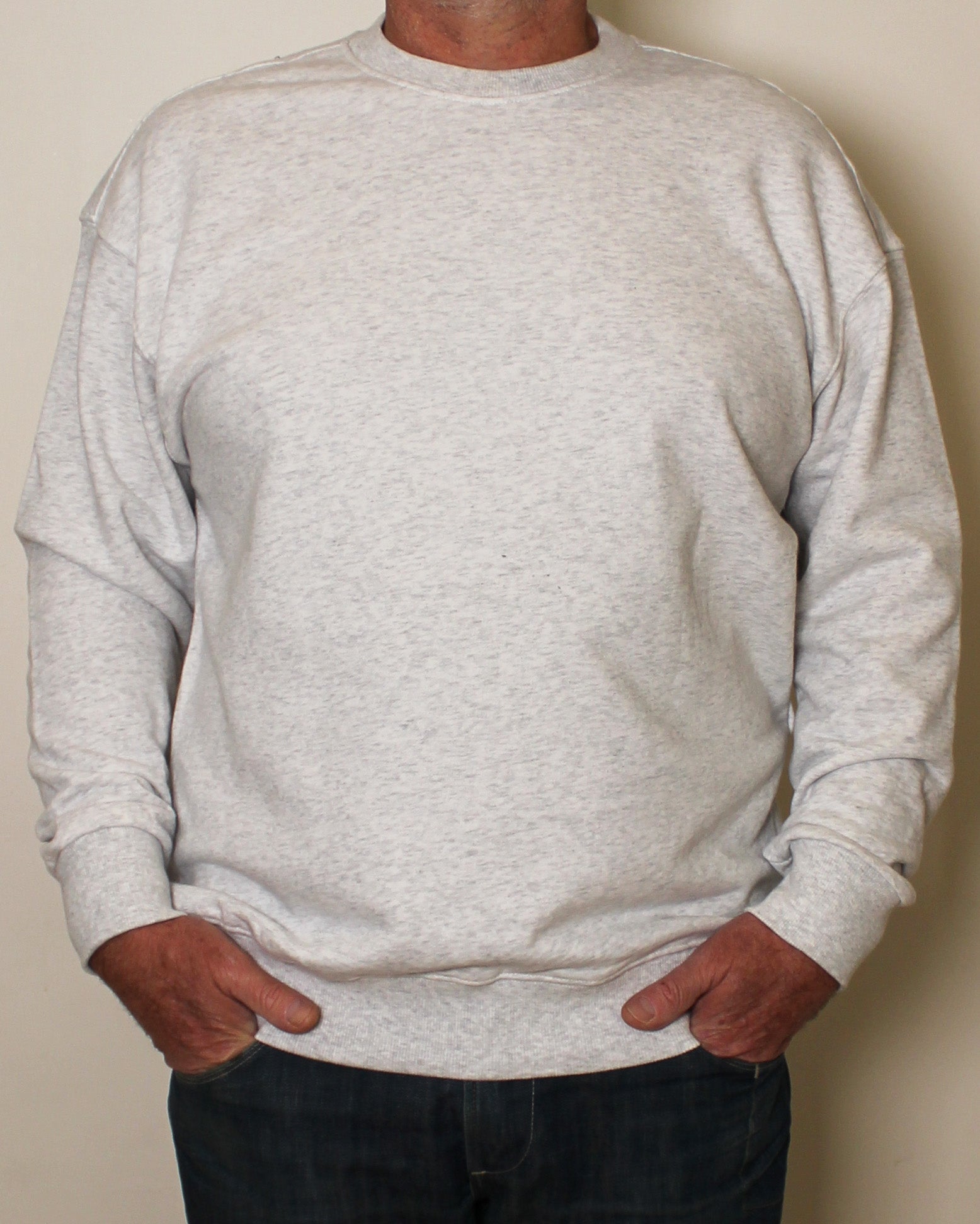 CREWNECK JUMPER W/ RIB CUFFS